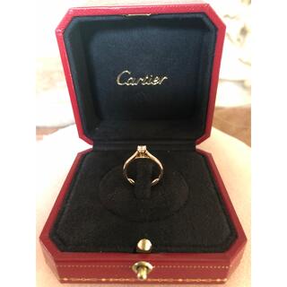 カルティエ(Cartier)のカルティエ　ダイヤピンキーリング(リング(指輪))
