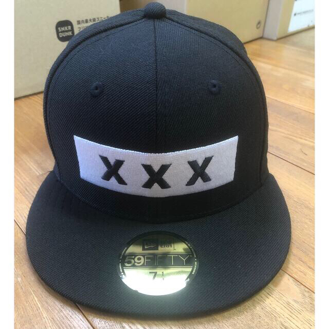 GOD SELECTION XXX　New Era BOX LOGO CAP 黒