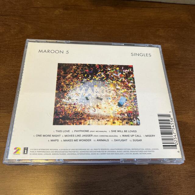 MAROON 5  Singles （マルーン5  シングルス） エンタメ/ホビーのCD(ポップス/ロック(洋楽))の商品写真