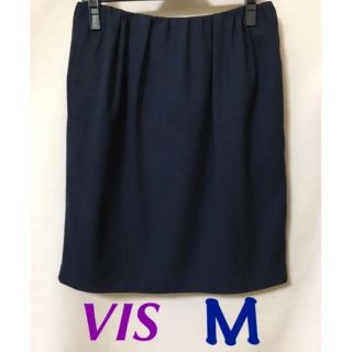 ヴィス(ViS)のVIS❤︎タック入り台形スカート(ひざ丈スカート)