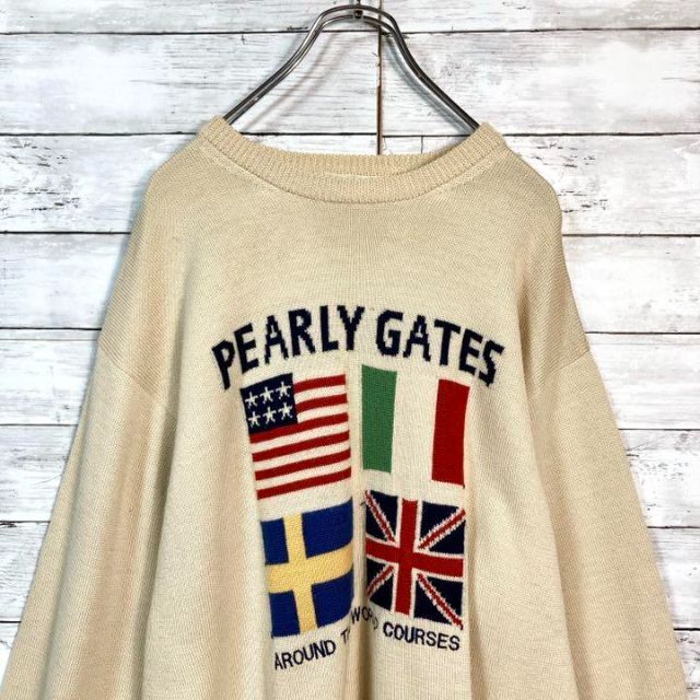 PEARLY GATES パーリーゲイツ セーター メンズ ネイビー-