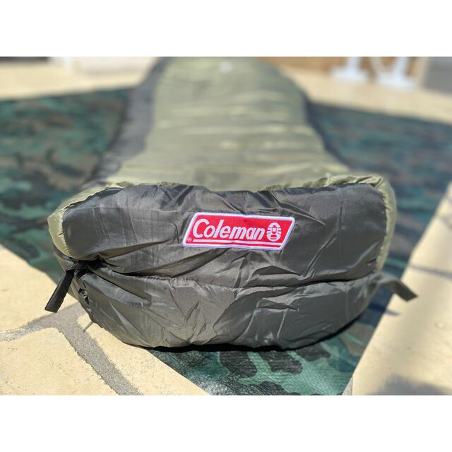 コンプレッションバック付きコールマン  ノースマミー型 寝袋 シュラフ