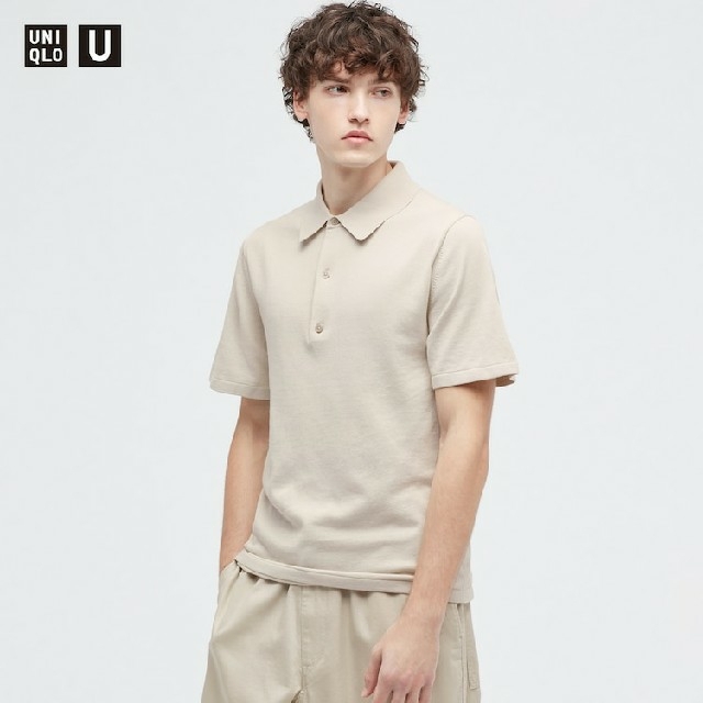 UNIQLO(ユニクロ)のUNIQLO U ニットポロシャツ メンズのトップス(ポロシャツ)の商品写真