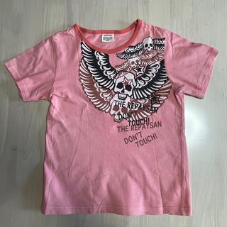 Tシャツ/子供/130/ピンク(Tシャツ/カットソー)