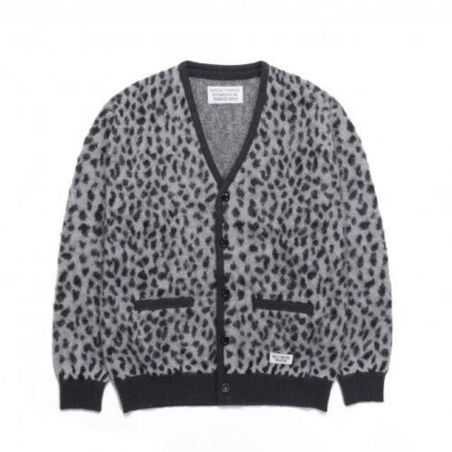 WACKO MARIA／Leopard Mohair Cardigan