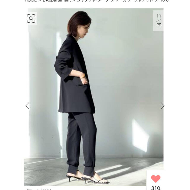 総合3位】 L'Appartement DEUXIEME CLASSE ✴︎新品✴︎ アパルトモン No Collar Relax  Jacketの通販 by まるる's shop｜アパルトモンドゥーズィエムクラスならラクマ