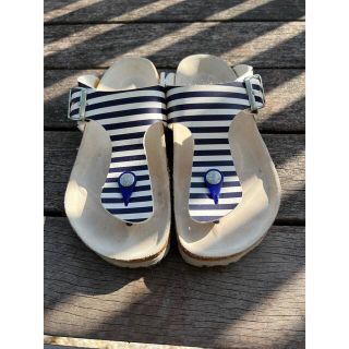 ビルケンシュトック(BIRKENSTOCK)のストライプ　サンダル(サンダル)