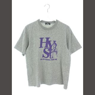 ヒステリックグラマー(HYSTERIC GLAMOUR)のヒステリックグラマー FANTASTIC プリントTシャツ M グレー 20SS(Tシャツ/カットソー(半袖/袖なし))