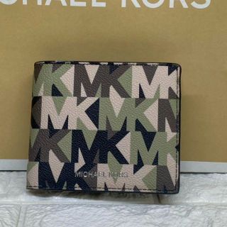 マイケルコース(Michael Kors)の20【新品】マイケルコース メンズ 二つ折り財布(折り財布)