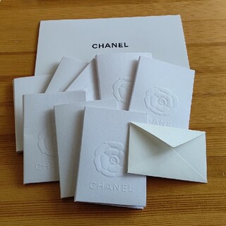 シャネル(CHANEL)のシャネル ペーパーケース ３種類、計10枚(カード/レター/ラッピング)