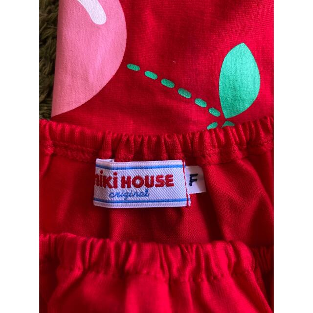mikihouse(ミキハウス)の🌸ミキハウス　ノースリーブTシャツ80＆パンツ🌸 キッズ/ベビー/マタニティのベビー服(~85cm)(Ｔシャツ)の商品写真