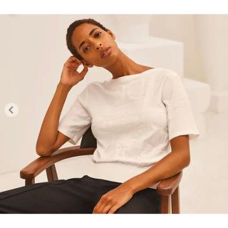 エルメス 2021 コットンシルク ニット 帝王学 販売在庫 美品 エルメス 2021 コットンシルク ニット 帝王学 Tシャツ/カットソー(半袖/袖なし)
