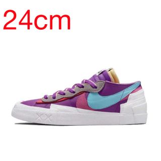 ナイキ(NIKE)のKAWS × sacai × Nike Blazer Low Purple(スニーカー)