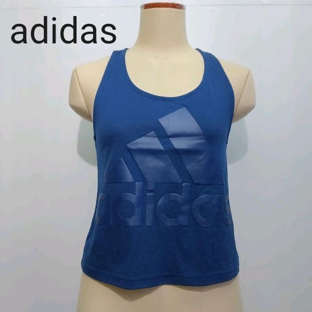 adidas(アディダス)のadidas　アディダス　ショートタンクトップ レディースのトップス(タンクトップ)の商品写真