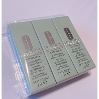 クリニーク(CLINIQUE)の【新品】クリニーク ターンアラウンド セラム   AR  美容液　7ml(美容液)