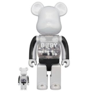 ベアブリック(BE@RBRICK)のMY FIRSTBE@RBRICK B@BY BLACK WHITECHROME(フィギュア)