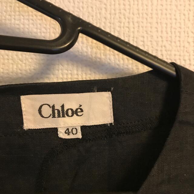 Chloe(クロエ)のChloe ノースリーブ レディースのトップス(カットソー(半袖/袖なし))の商品写真
