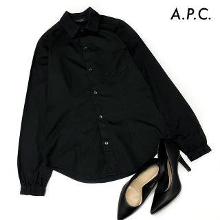 アーペーセー(A.P.C)のA.P.C. アーペーセー★長袖シャツ ブラック 黒 レディース(シャツ/ブラウス(長袖/七分))