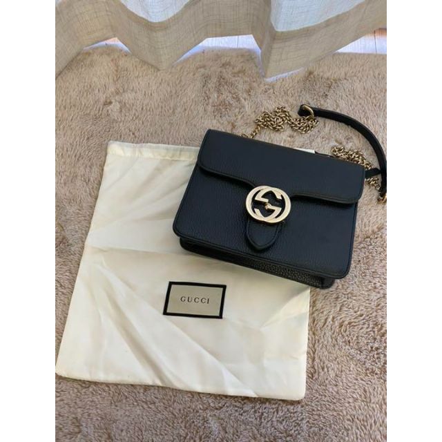 保証書付】 G - GUCCI インターロッキングG チェーン ショルダー