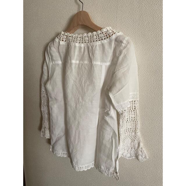 Lochie(ロキエ)のmade in France vintage linen tops レディースのトップス(シャツ/ブラウス(長袖/七分))の商品写真