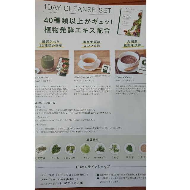 GB(ジービー)のGREEN BROTHERS ワンデイクレンズセット 正規品 コスメ/美容のダイエット(ダイエット食品)の商品写真