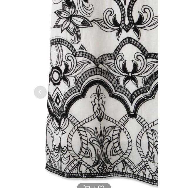 GRACE CONTINENTAL(グレースコンチネンタル)の最終価格　ジルスチュアート　刺繍　ロングスカート レディースのスカート(ロングスカート)の商品写真