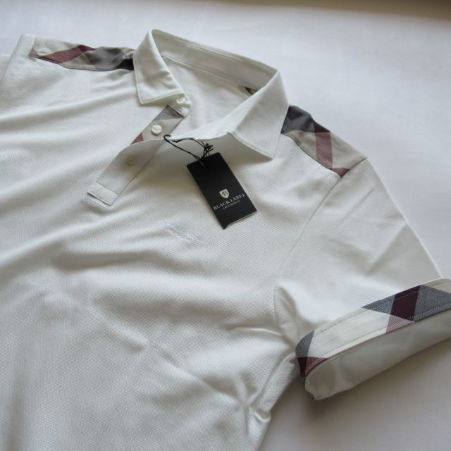 ブラックレーベルクレストブリッジ 新品ホワイト 半袖ポロシャツ L | フリマアプリ ラクマ