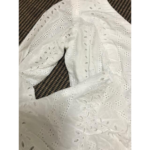 イベリア　HERMOSA 白いブラウス　フラメンコ衣装　7号サイズ