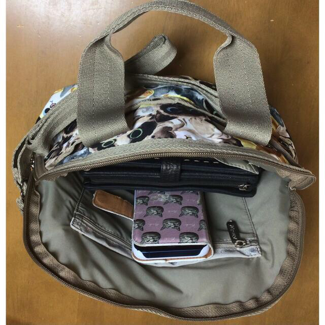 LeSportsac レスポートサック 猫柄2way バッグ LeSportsac レスポートサック 猫柄2way バッグ