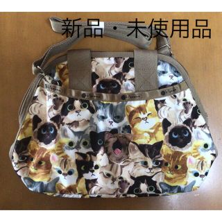 LeSportsac レスポートサック　猫柄2way バッグ