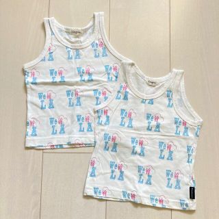 Combi mini - 《コンビミニ》ベビー　タンクトップ 　女の子向け　2枚セット　双子　80