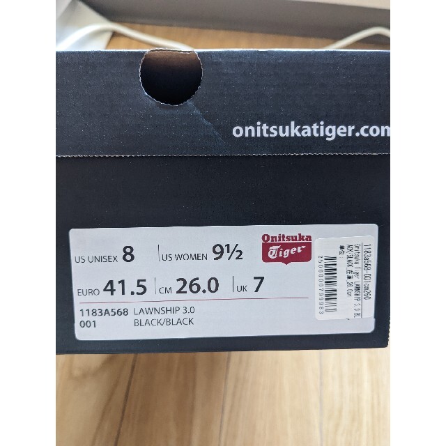 Onitsuka Tiger(オニツカタイガー)の専用Onitsuka Tiger LAWNSHIP 3.0 Black 26.0 メンズの靴/シューズ(スニーカー)の商品写真