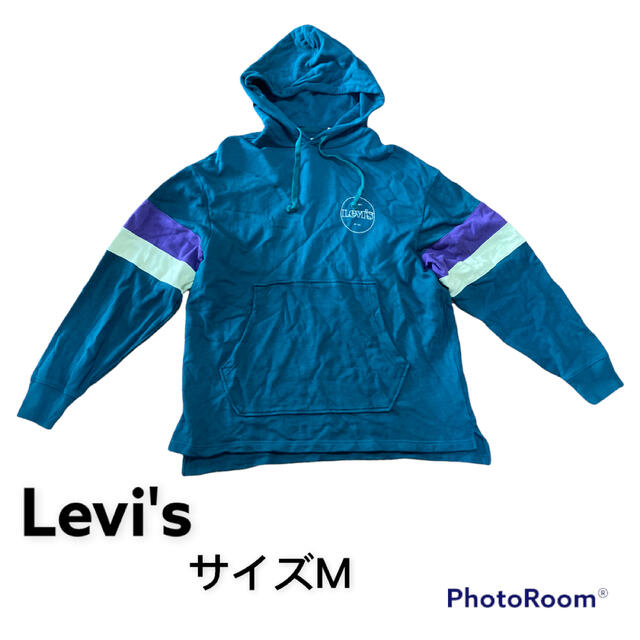 Levi's(リーバイス)のLevi's パーカー サイズM グリーン メンズのトップス(パーカー)の商品写真