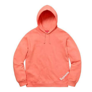 シュプリーム(Supreme)の【Coral M 】Corner Label Hooded Sweatshirt(パーカー)