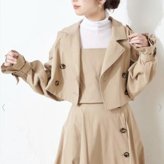 ナチュラルクチュール(natural couture)の【WEB限定】マルチウェイトトレンチ(ビスチェ+スカートセット)(トレンチコート)