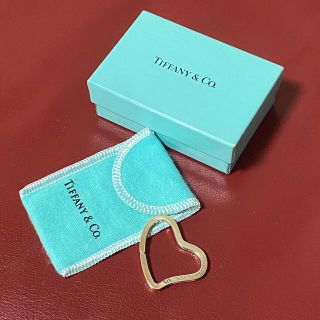 ティファニー(Tiffany & Co.)のティファニー　オープンハート　キーリング(キーホルダー)