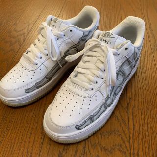 ナイキ(NIKE)のNIKE AIR FORCE 1 LOW WHITE SKELETON 26.5(スニーカー)