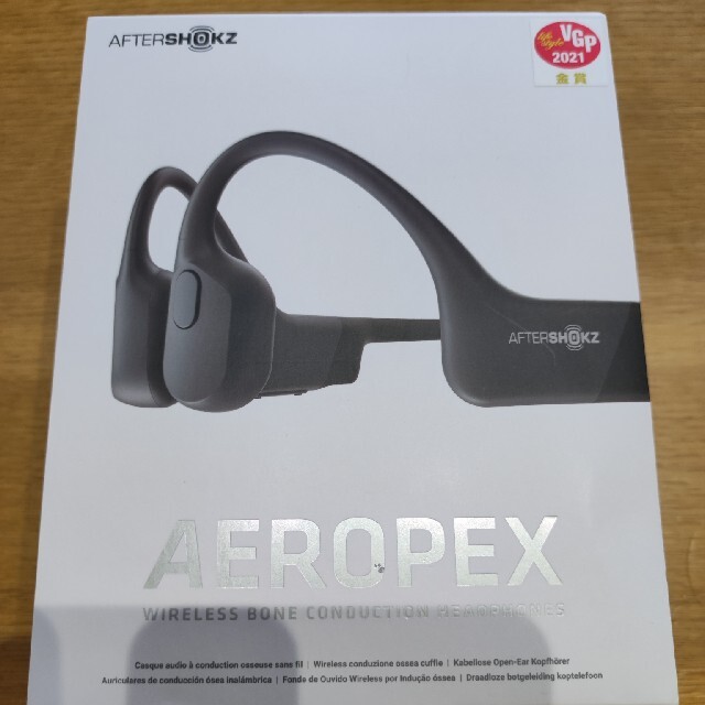 aftershokz aeropex 骨伝導イヤホン スマホ/家電/カメラのオーディオ機器(ヘッドフォン/イヤフォン)の商品写真