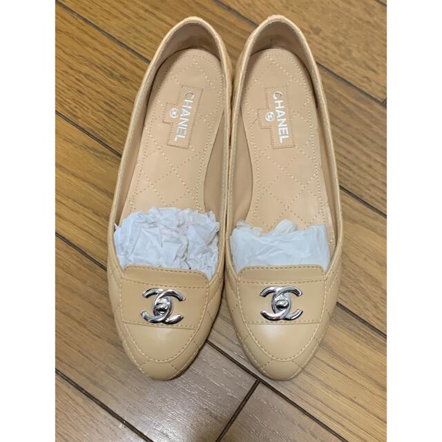 通常 1本タイプ 【新品 美品】CHANEL シャネル ローファーフラット