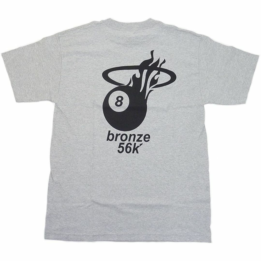 BRONZE 56k ブロンズ エイトボールロゴ Tシャツ グレー XL