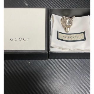 グッチ(Gucci)のGUCCI アンガーフォレスト ウルフヘッド シルバーリング(リング(指輪))