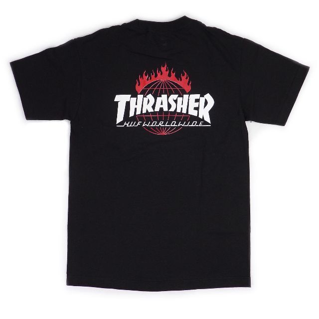 HUF(ハフ)のHUF ハフ THRASHER TDS 半袖 Tシャツ ブラック XL メンズのトップス(Tシャツ/カットソー(半袖/袖なし))の商品写真