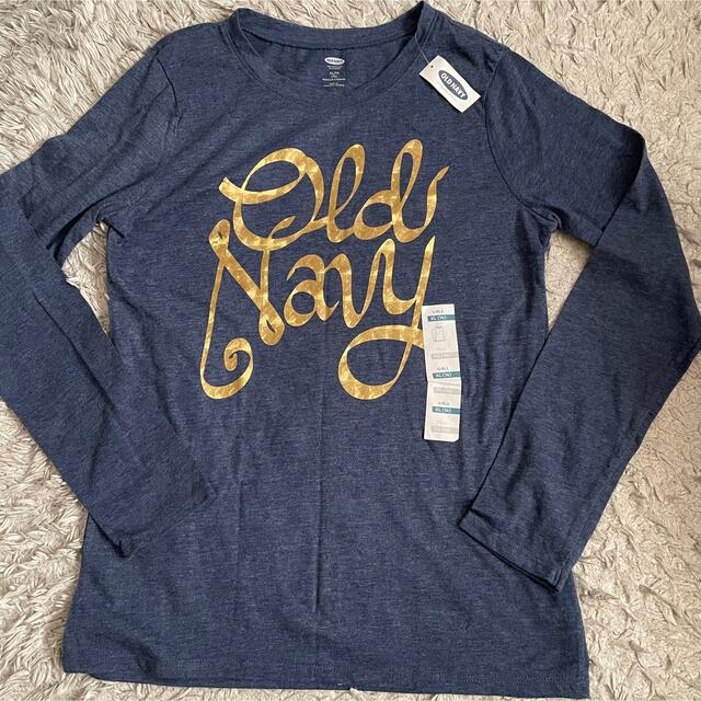 Old Navy(オールドネイビー)の★新品★OLD NAVYデニムカラーロングＴシャツ★ キッズ/ベビー/マタニティのキッズ服女の子用(90cm~)(Tシャツ/カットソー)の商品写真