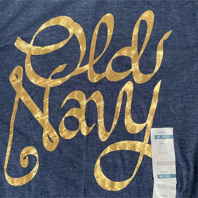 Old Navy(オールドネイビー)の★新品★OLD NAVYデニムカラーロングＴシャツ★ キッズ/ベビー/マタニティのキッズ服女の子用(90cm~)(Tシャツ/カットソー)の商品写真