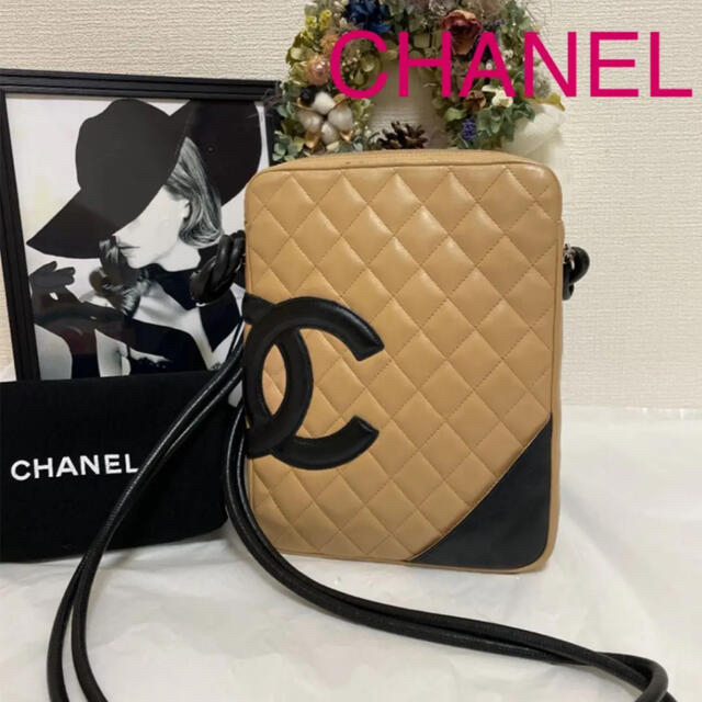 ☆ CHANEL ☆  カンボンライン　ショルダー バック/ 斜め掛け