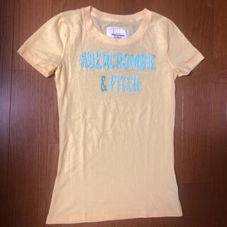 アバクロンビーアンドフィッチ(Abercrombie&Fitch)のアバクロ  半袖Tシャツ  イエロー(Tシャツ(半袖/袖なし))