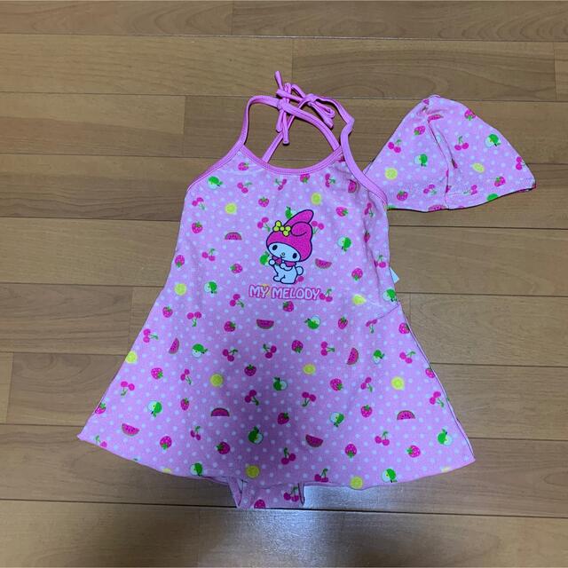 サンリオ(サンリオ)のサンリオ　マイメロディー　水着　120 キッズ/ベビー/マタニティのキッズ服女の子用(90cm~)(水着)の商品写真