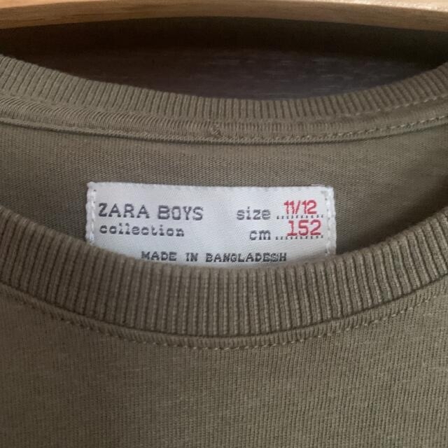 ZARA(ザラ)のくるり様。専用。2枚！ZARA BOYS  長袖カットソーサイズ152 キッズ/ベビー/マタニティのキッズ服男の子用(90cm~)(Tシャツ/カットソー)の商品写真