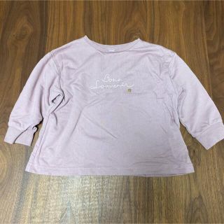 プティマイン(petit main)のアプレレクール　トップス　ラベンダー　100(Tシャツ/カットソー)