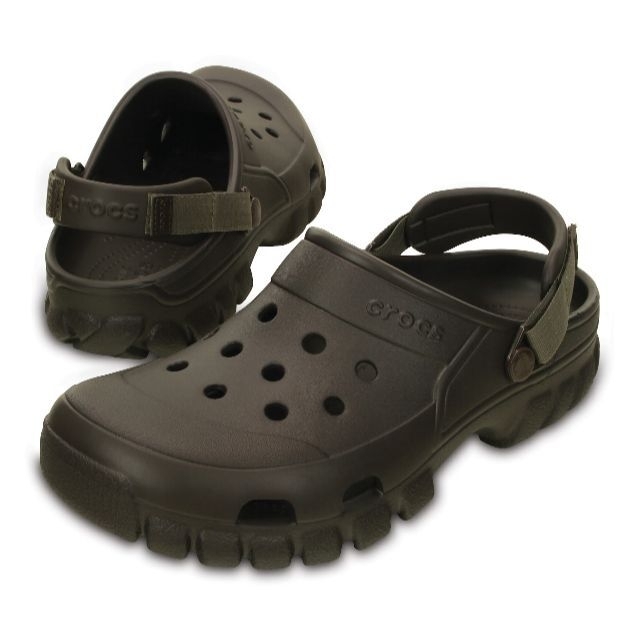 crocs(クロックス)の26cm クロックス オフロード スポーツ クロッグ ブラウン系 メンズの靴/シューズ(サンダル)の商品写真